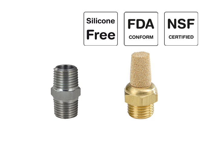 Gewindeverschraubung & Schalldämpfer