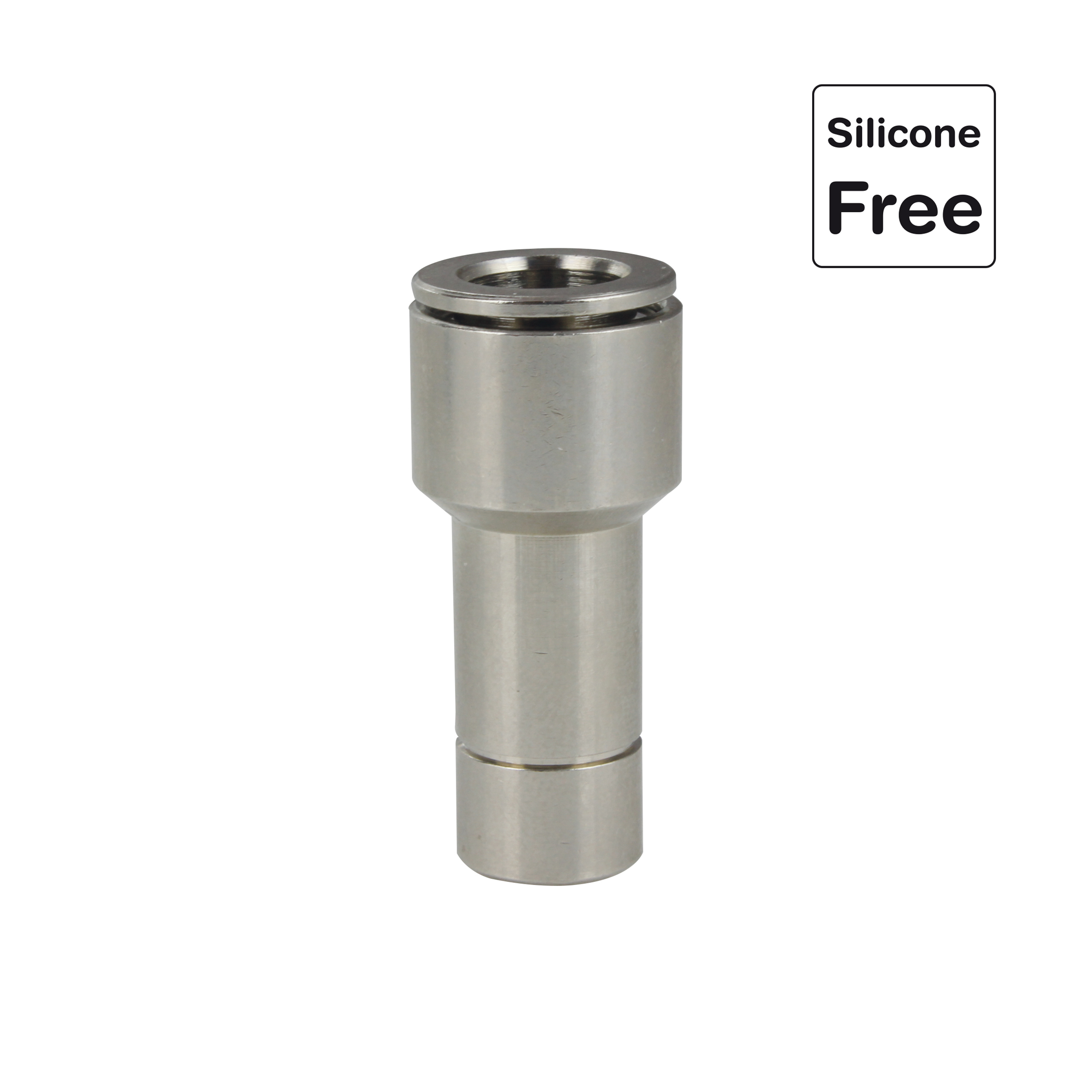 Steckverschraubung in Messing vernickelt