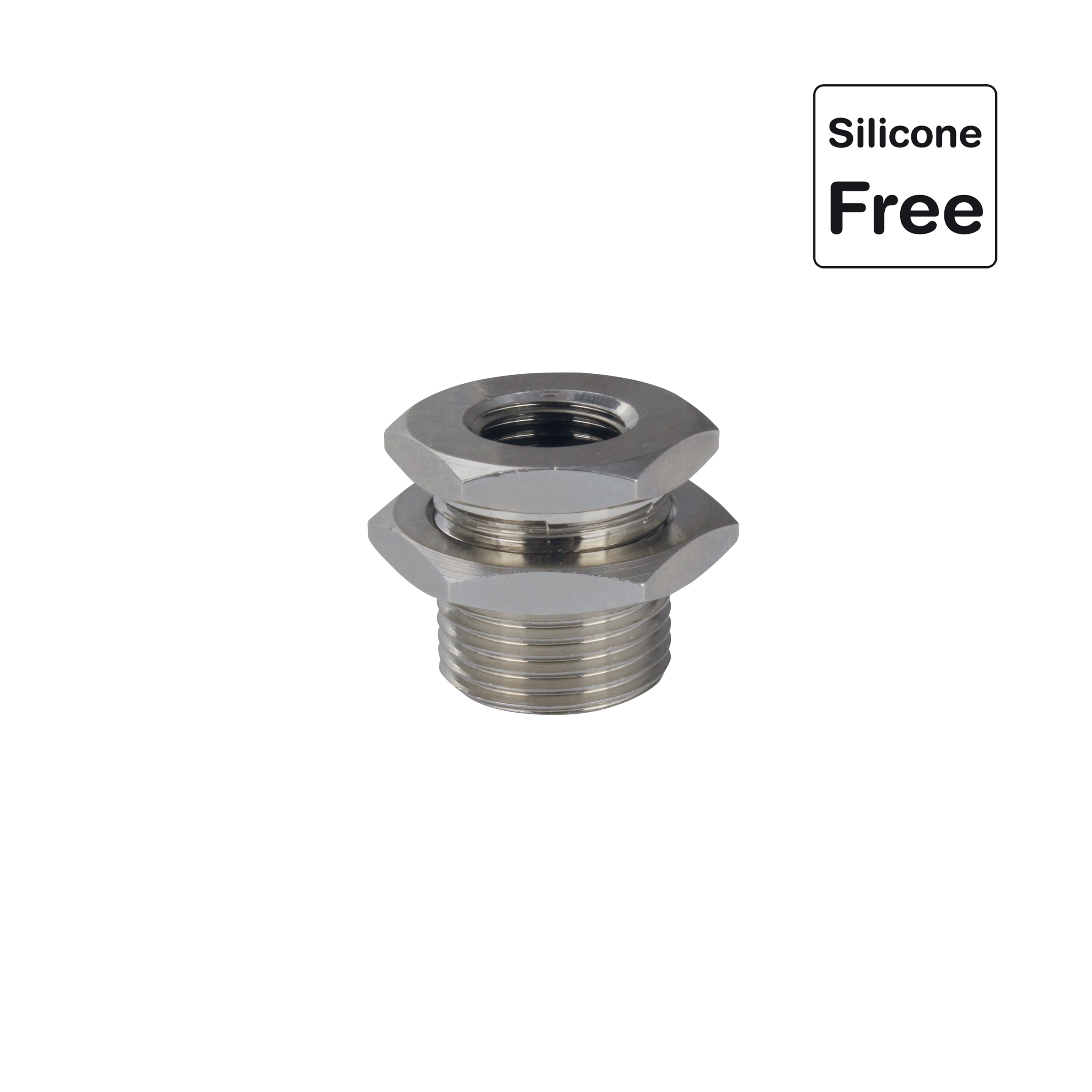 Schottverschraubung in Messing vernickelt