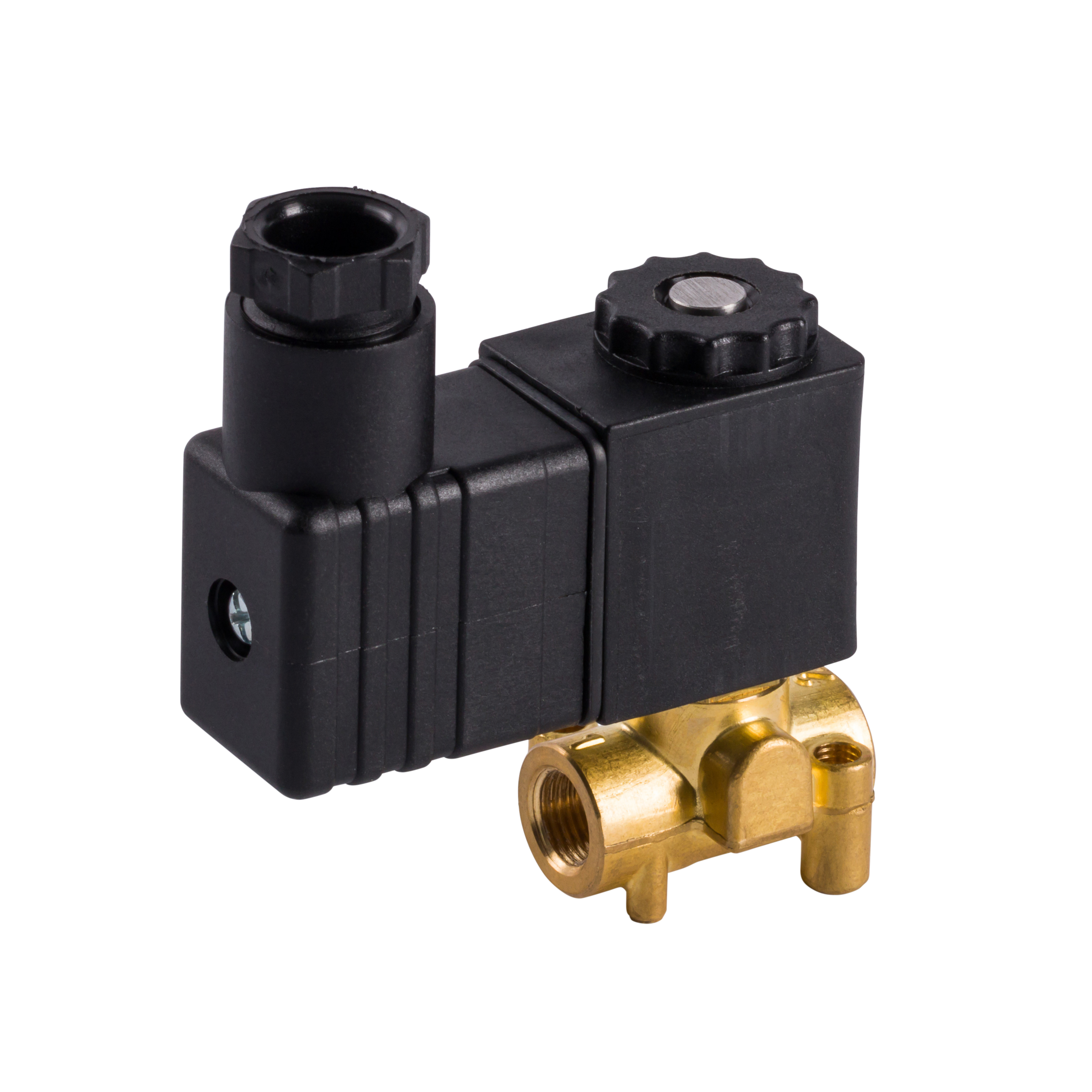 2/2-Wege Direktgesteuertes Magnetventil, stromlos geschlossen, Messing