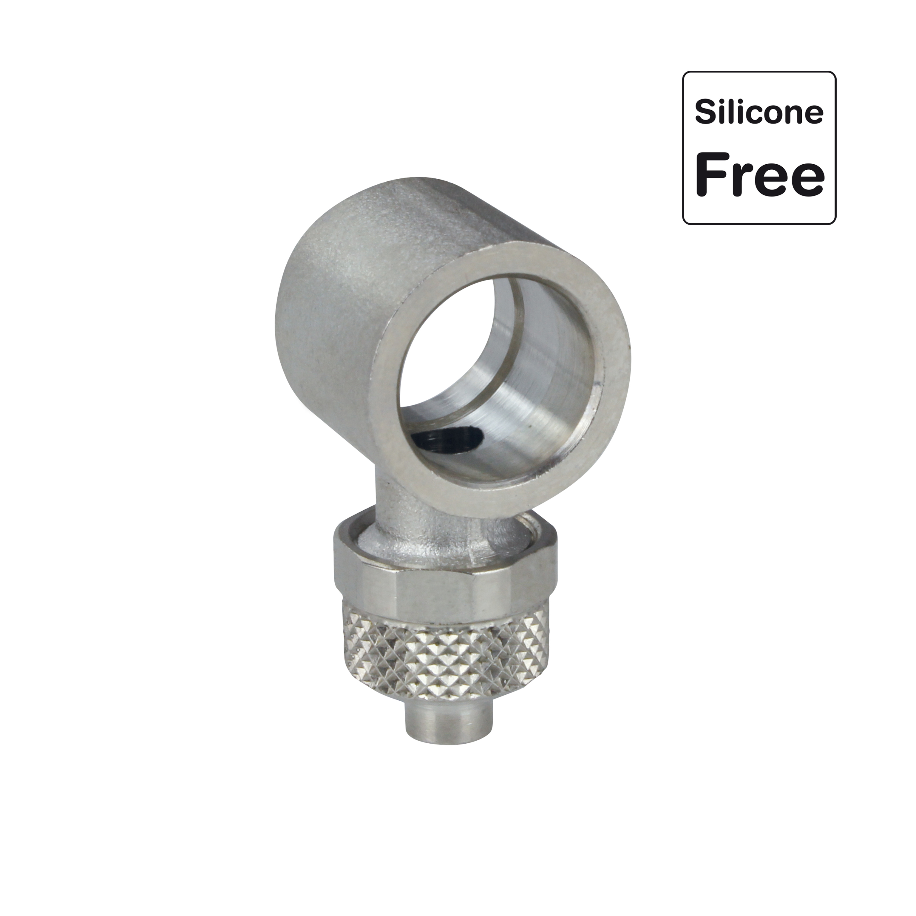 Push-On, Schnellverschraubung, Schlauchverschraubung mit Überwurfmutter Messing vernickelt