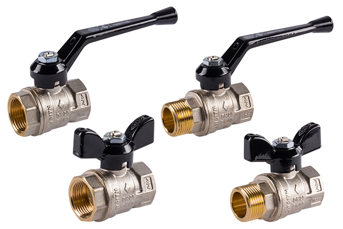 2/2-Wege Kugelhahn kurze Bauform