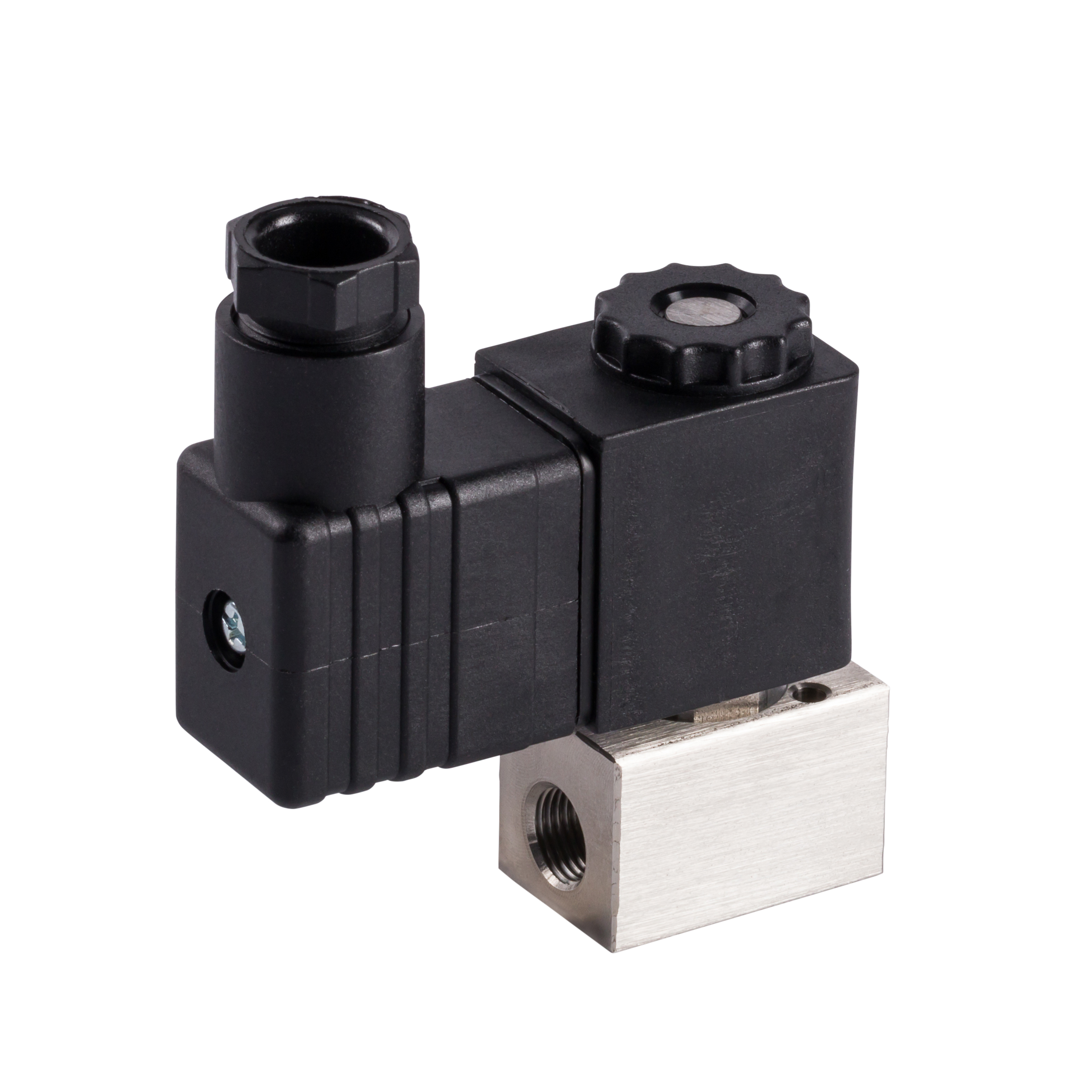 2/2-Wege Direktgesteuertes Magnetventil, stromlos geschlossen, Edelstahl