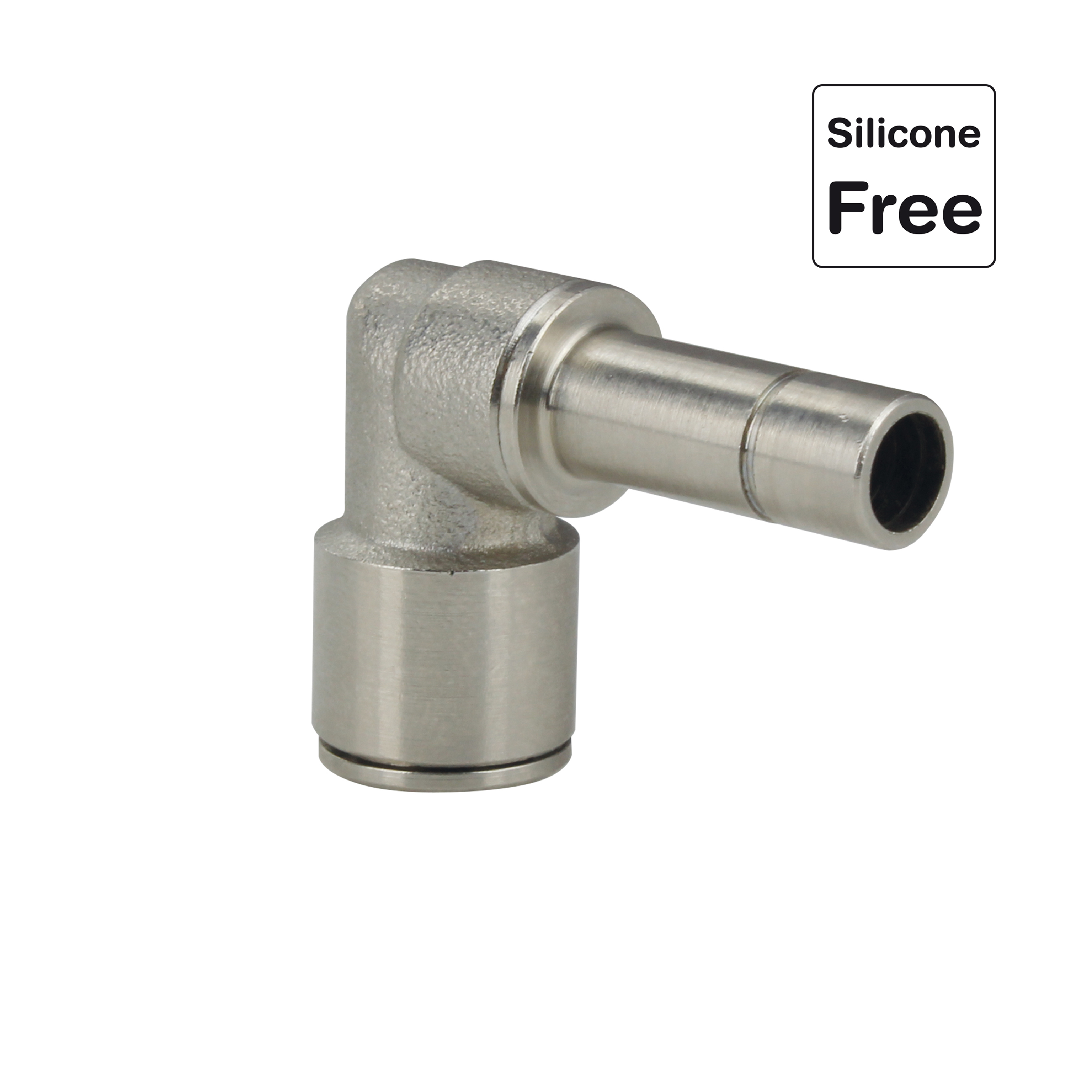 Steckverschraubung in Messing vernickelt